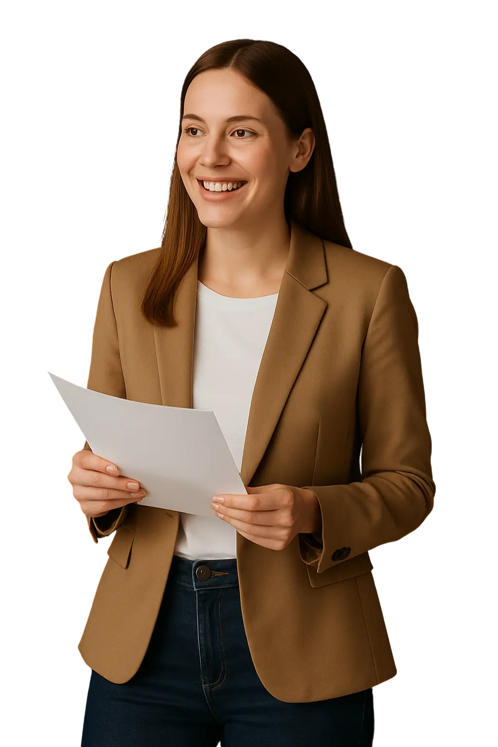 Person on phone - right